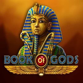 Logo of Book of Gods from BF Games at LuckyFruits Casino