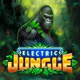 Electric Jungle logo by Atomic Slot Lab at LuckyFruits CasinoElectric Jungle