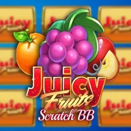 Juicy Fruits Scratch BB slot logo by Barbara Bang at LuckyFruits CasinoJuicy Fruits Scratch BB