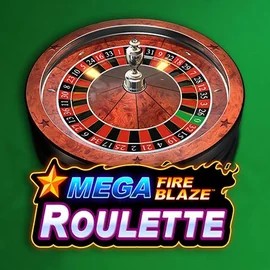 Mega Fire Blaze Roulette slot logo by Playtech at LuckyFruits Casino