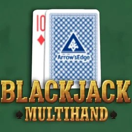 Multihand Blackjack online game logo by Pragmatic Play on luckyfruits-casino.com