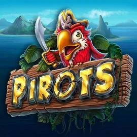 Pirots slot logo by ELK Studios at LuckyFruits CasinoPirots