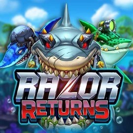 Razor Returns online game logo by Push Gaming on luckyfruits-casino.com